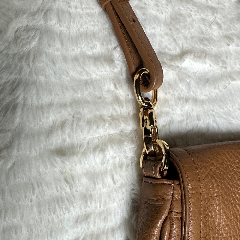 Tory Burch Brown Leather Crossbody Bag - Picture 10 of 11